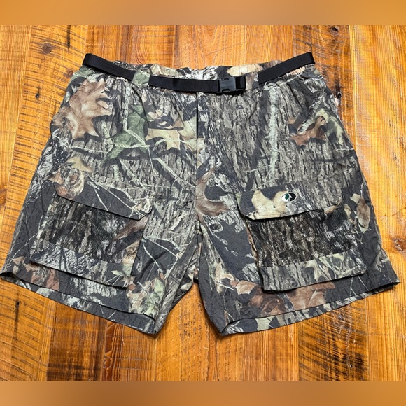 Mossy Oak Camouflage Cargo Shorts, Size XXL - Picture 1 of 8